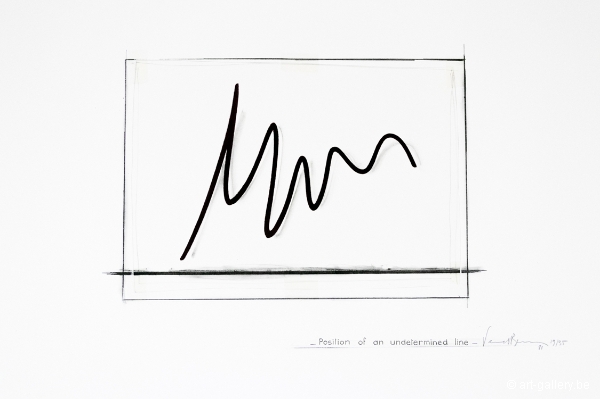 VENET Bernar - Position of an undetermined line